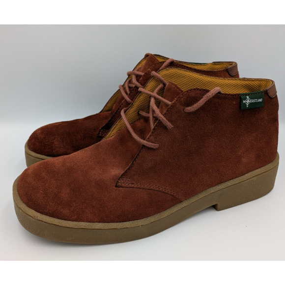 Eastland Men’s Brown Suede Chukka Boots – Lace-Up Casual Ankle Shoes Size 9.5 - Picture 4 of 9